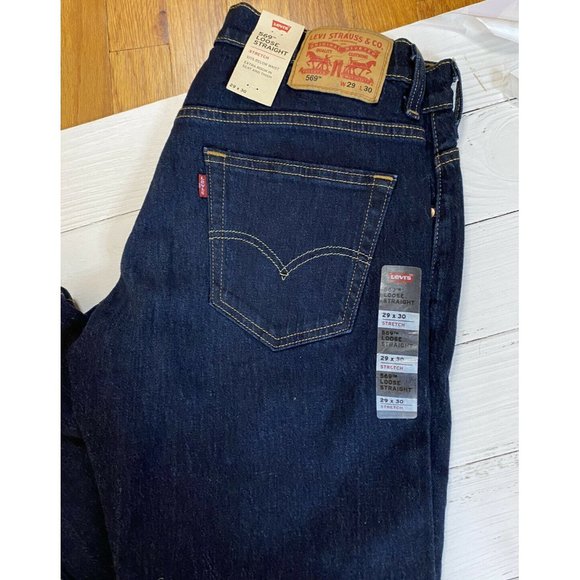 Levi's Other - New Mens Levi's 569 Original Loose Fit Straight Leg Zipper Jeans 29x30